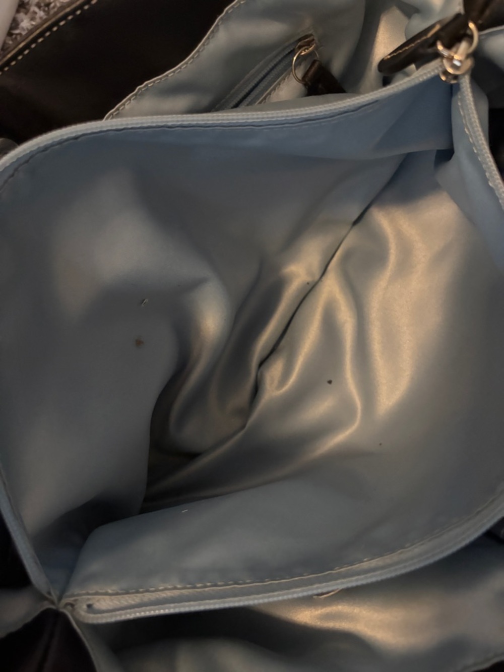 Coach Black and Gray Signature Canvas Tote - Picture 5 of 13